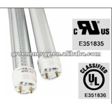 LED TUBE T8 600mm, SMD3014 LEDs UL-Standard, milchige Abdeckung, mit einseitigem Stromeingang